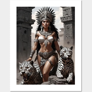 Jaguar Queen - Aztec Pride Posters and Art